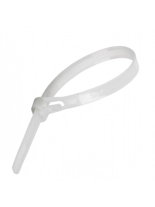 Хомут многоразовый, пластик, 150 х 7,2мм, 50 шт СИБРТЕХ (45571)