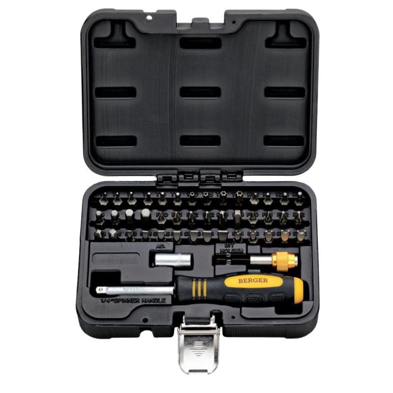 Набор бит 45 предмет BERGER BG-45SB/BG2185