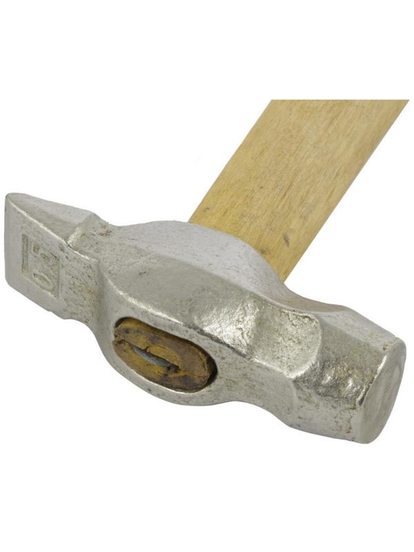 Молоток слесарный, 500 г, круглый боек, деревянная рукоятка (10240)