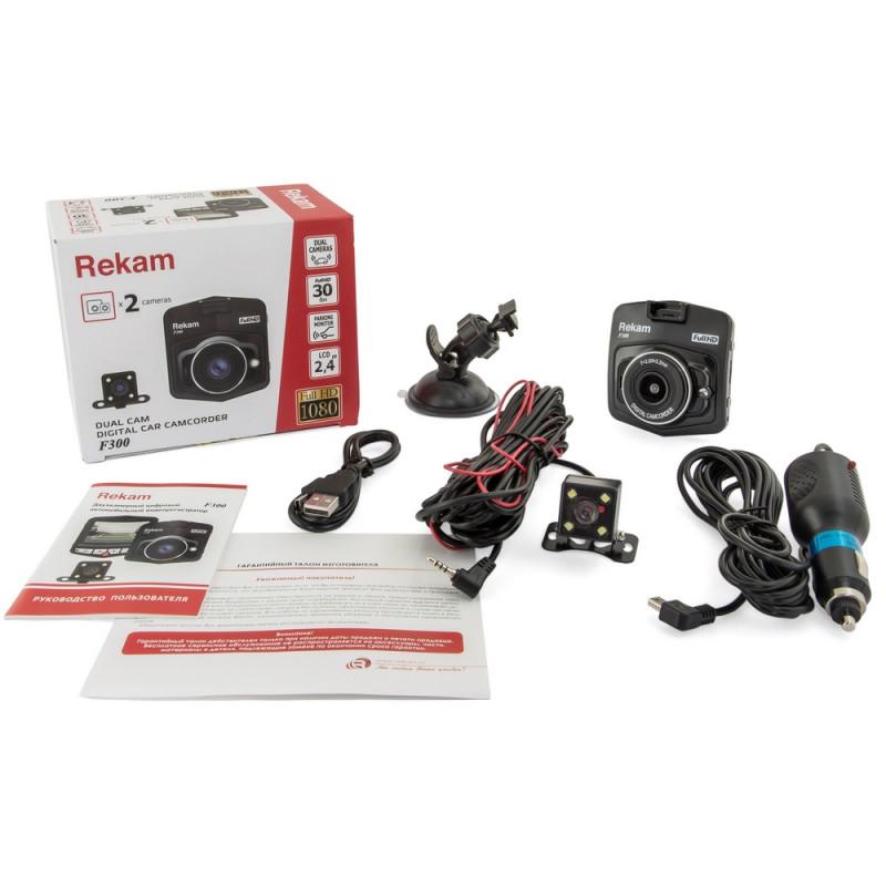 Автомобильный видеорегистратор Rekam F300, 2 камеры
