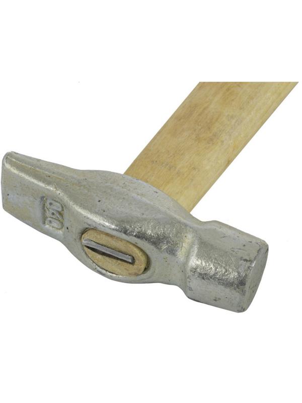 Молоток слесарный, 400 г, круглый боек, деревянная рукоятка (10239)