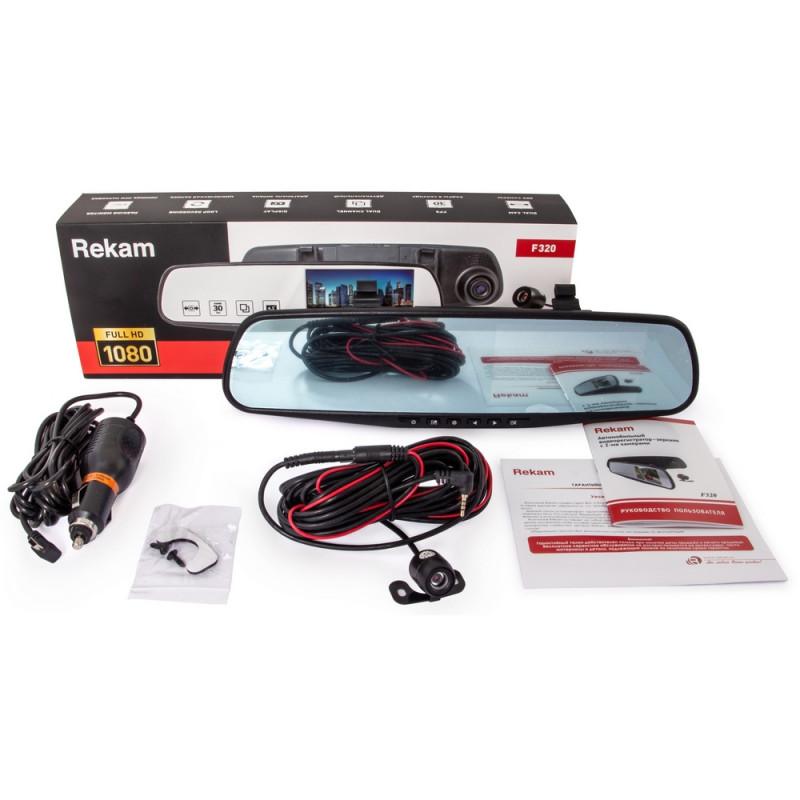 Автомобильный видеорегистратор Rekam F320, 2 камеры