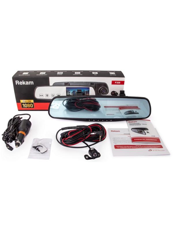 Автомобильный видеорегистратор Rekam F320, 2 камеры