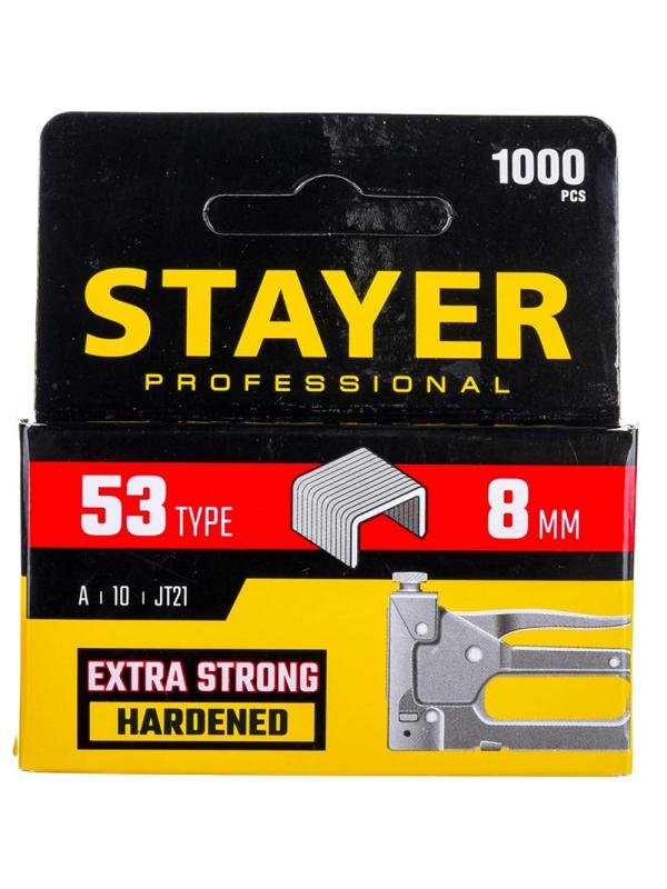 Скобы для степлера 8 мм тип 53 1000 шт STAYER 3159-08_z02