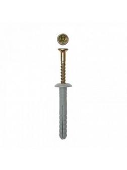Дюбель-гвоздь 6х40 гриб полипропилен 500 шт/уп ведро Tech-Krep 113143