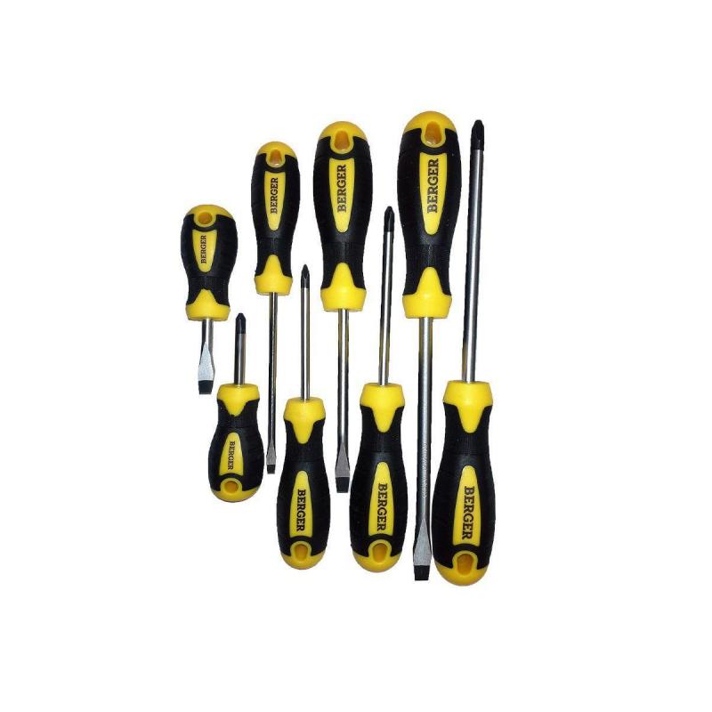 Набор отверток 8 предметов BERGER BG1062
