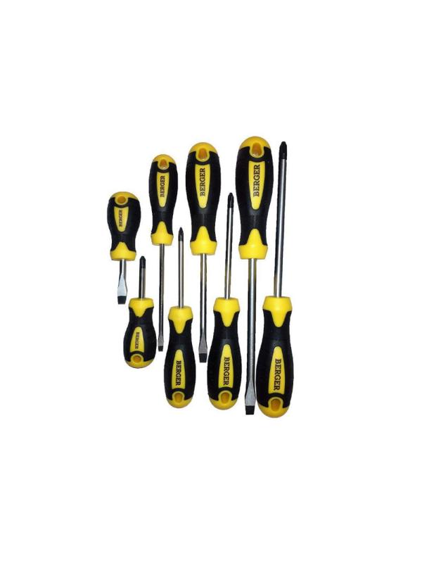 Набор отверток 8 предметов BERGER BG1062