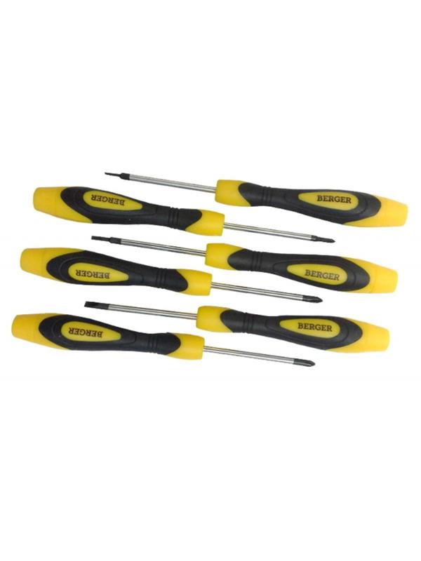 Набор отверток часовых 6 предметов BERGER BG1068