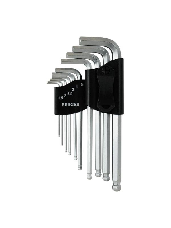 Набор ключей шестигранников с шаром 10 предмет ов BG2291