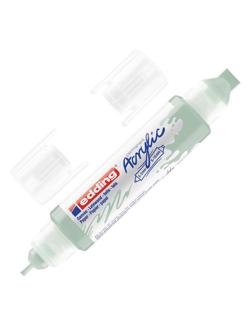 Маркер акриловый двусторонний 3D Edding 5400/928. 2-3, 5-10 мм. Цвет Мята