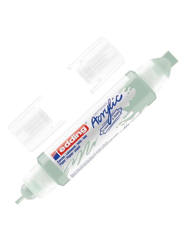 Маркер акриловый двусторонний 3D Edding 5400/928. 2-3, 5-10 мм. Цвет Мята