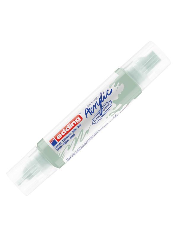 Маркер акриловый двусторонний 3D Edding 5400/928. 2-3, 5-10 мм. Цвет Мята