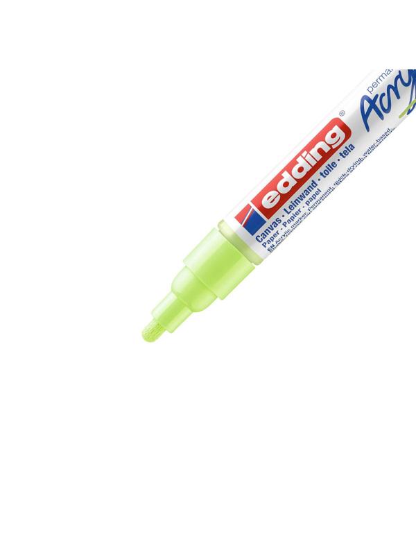 Маркер акриловый Edding 5100/917.кругл.нак. 2-3 мм. Цвет Пастельный зеленый