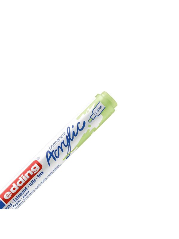 Маркер акриловый Edding 5100/917.кругл.нак. 2-3 мм. Цвет Пастельный зеленый