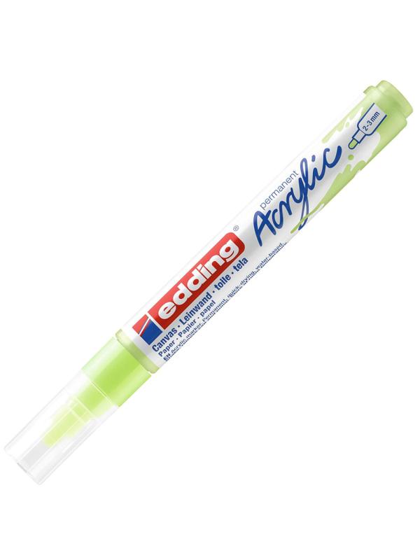 Маркер акриловый Edding 5100/917.кругл.нак. 2-3 мм. Цвет Пастельный зеленый