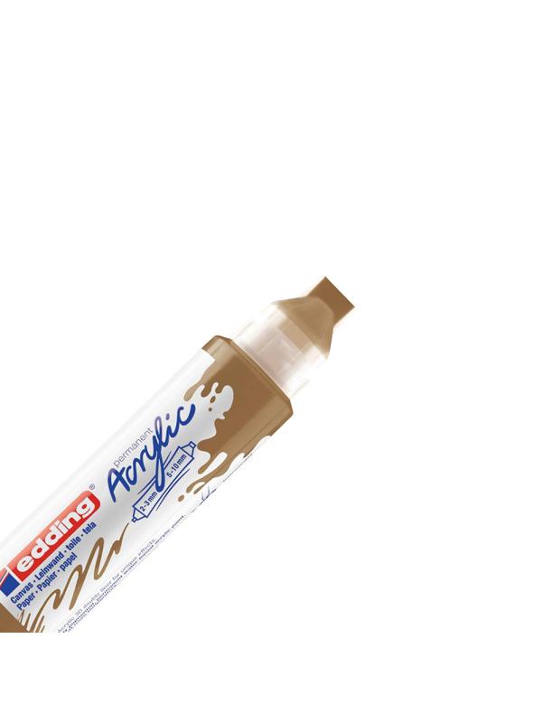 Маркер акриловый двусторонний 3D Edding 5400/924.2-3,5-10мм.Золотой/Gold