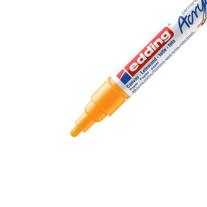 Маркер акриловый Edding 5100/906.кругл.нак. 2-3 мм. Цвет Солнечный желтый