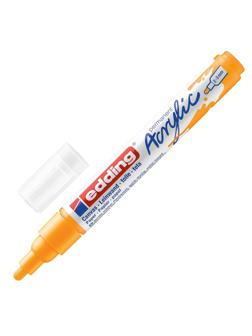 Маркер акриловый Edding 5100/906.кругл.нак. 2-3 мм. Цвет Солнечный желтый