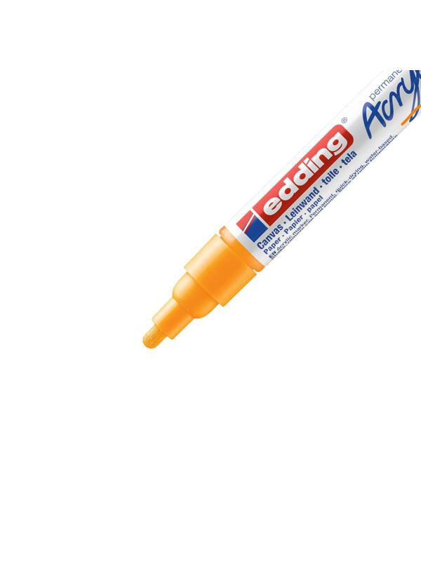 Маркер акриловый Edding 5100/906.кругл.нак. 2-3 мм. Цвет Солнечный желтый