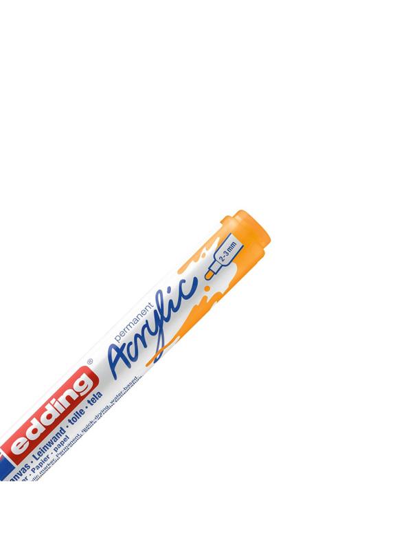 Маркер акриловый Edding 5100/906.кругл.нак. 2-3 мм. Цвет Солнечный желтый