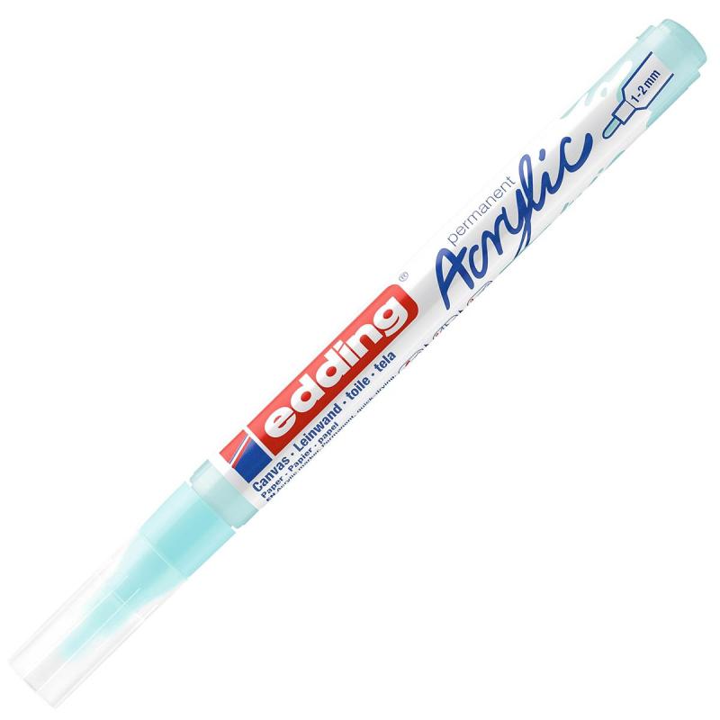 Маркер акриловый Edding 5300/916.кругл.1-2 мм.Пастельн.голубой/Pastelblue