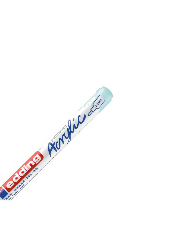 Маркер акриловый Edding 5300/916.кругл.1-2 мм.Пастельн.голубой/Pastelblue