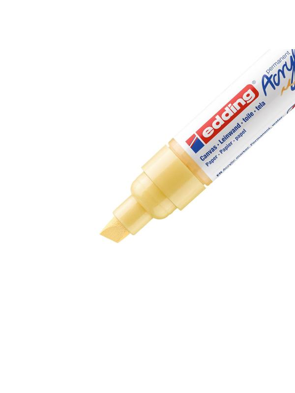 Маркер акриловый Edding 5000/915.скош.нак. 5-10 мм. Цвет Пастельный желтый