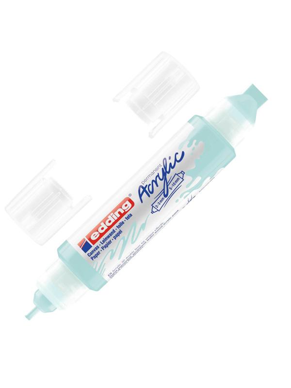 Маркер акриловый двусторонний 3D Edding 5400/916.Цвет Пастельный голубой