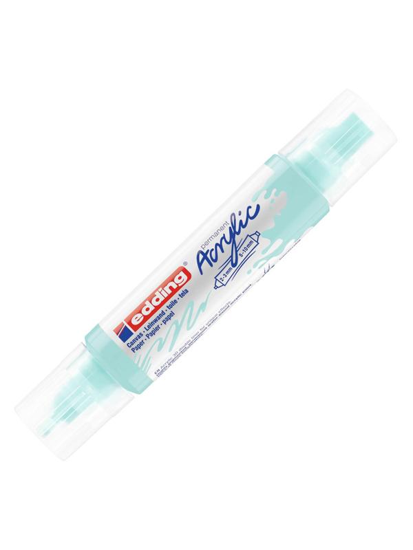Маркер акриловый двусторонний 3D Edding 5400/916.Цвет Пастельный голубой