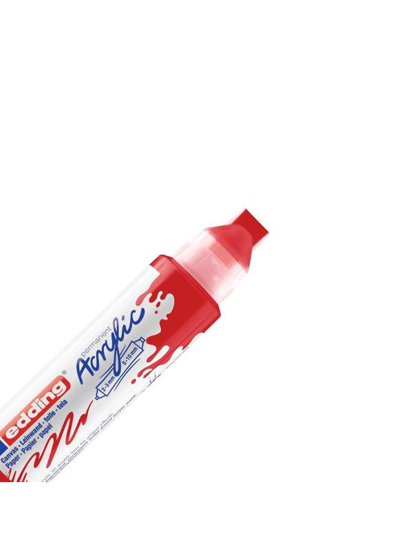 Маркер акриловый двусторон.3D Edding5400/902.2-3,5-10мм.Красный/Trafficred