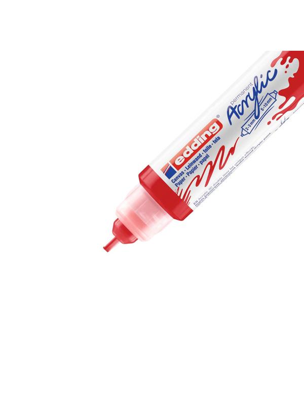 Маркер акриловый двусторон.3D Edding5400/902.2-3,5-10мм.Красный/Trafficred