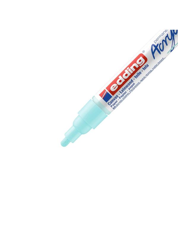 Маркер акриловый Edding 5100/916.кругл.нак. 2-3 мм. Цвет Пастельный голубой