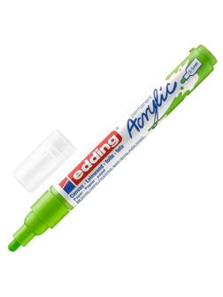 Маркер акриловый Edding 5100/927.кругл.нак. 2-3 мм. Цвет Желто-зеленый