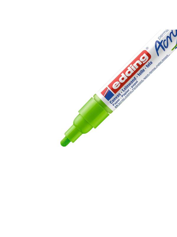 Маркер акриловый Edding 5100/927.кругл.нак. 2-3 мм. Цвет Желто-зеленый