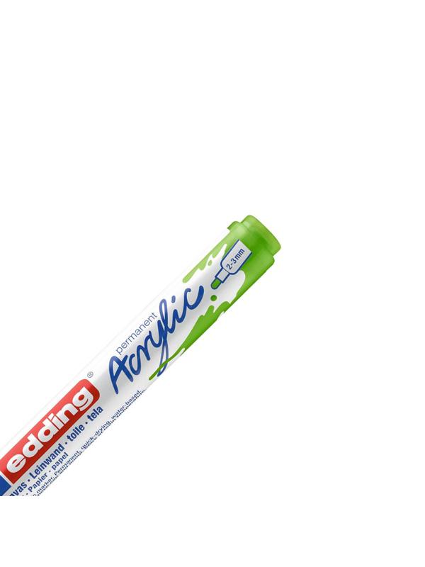 Маркер акриловый Edding 5100/927.кругл.нак. 2-3 мм. Цвет Желто-зеленый