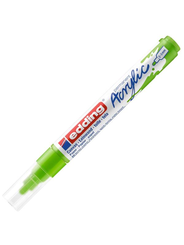 Маркер акриловый Edding 5100/927.кругл.нак. 2-3 мм. Цвет Желто-зеленый