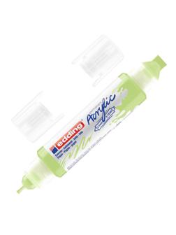 Маркер акриловый двусторон.3DEdding5400/917 Пастельный зеленый/pastelgreen