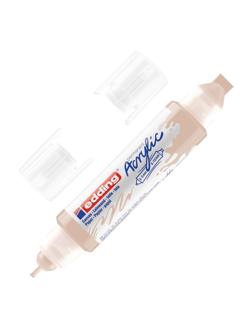 Маркер акриловый двусторонний 3D Edding 5400/255. Телесный/Warm beige