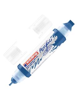 Маркер акриловый двусторон.3D Edding5400/903.Голубая шагаль/Gentian blue