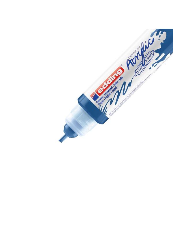 Маркер акриловый двусторон.3D Edding5400/903.Голубая шагаль/Gentian blue