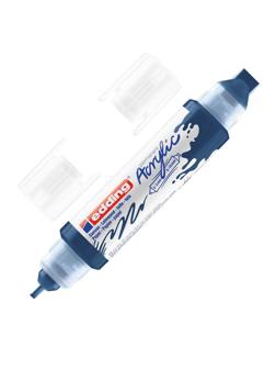 Маркер акриловый двусторонний 3D Edding 5400/933. Цвет Темно-синий