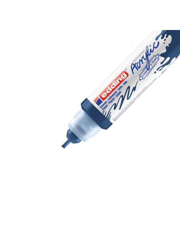 Маркер акриловый двусторонний 3D Edding 5400/933. Цвет Темно-синий