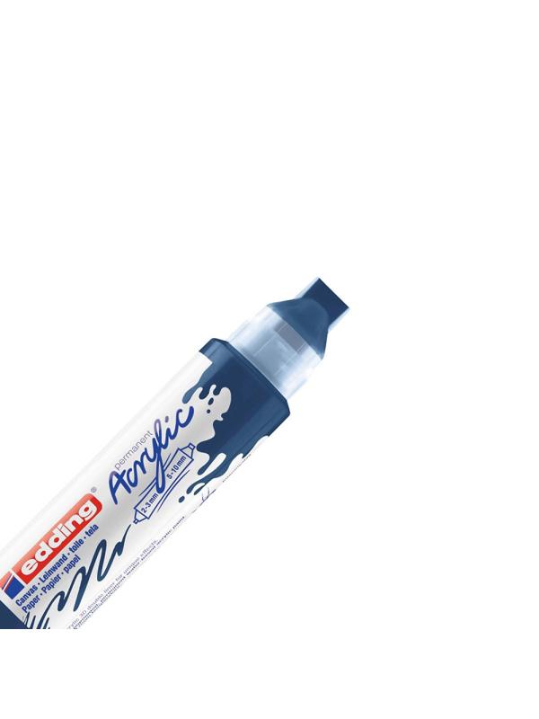 Маркер акриловый двусторонний 3D Edding 5400/933. Цвет Темно-синий