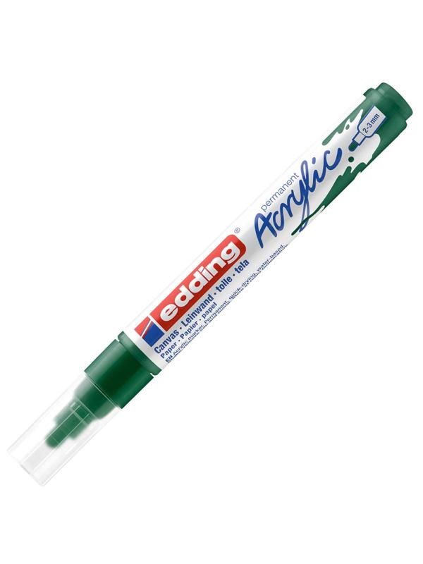 Маркер акриловый Edding 5100/904.кругл.нак. 2-3 мм. Цвет Зеленый мох