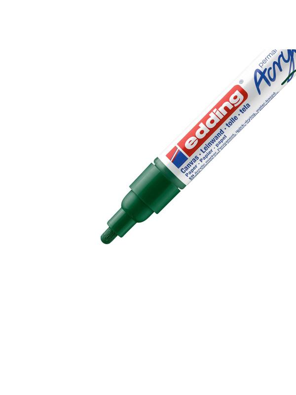 Маркер акриловый Edding 5100/904.кругл.нак. 2-3 мм. Цвет Зеленый мох