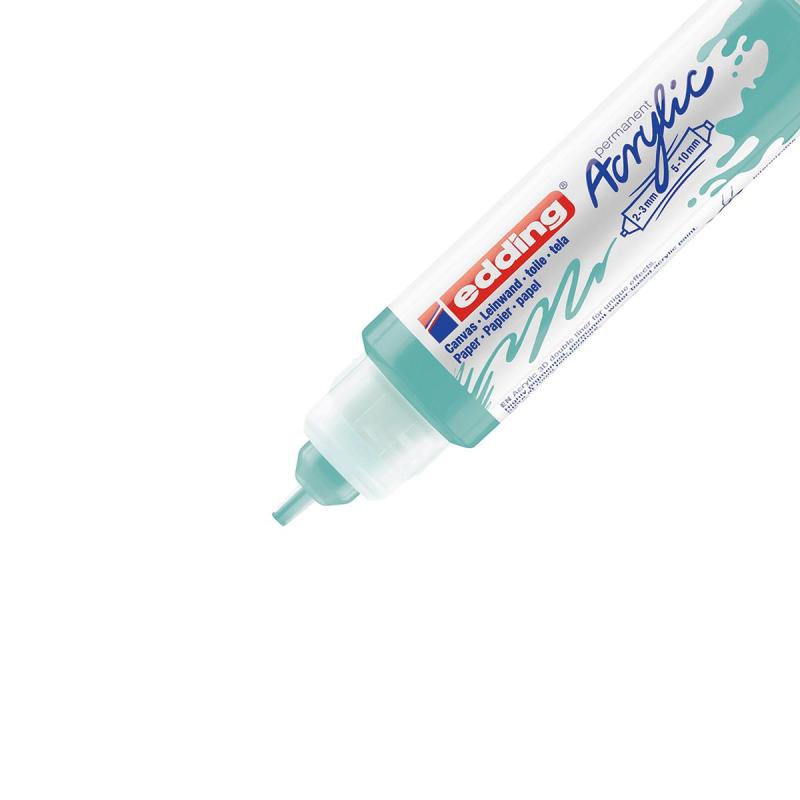 Маркер акриловый двусторонний 3D Edding 5400/934.2-3,5-10 мм.Цвет Бирюзовый