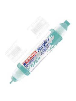 Маркер акриловый двусторонний 3D Edding 5400/934.2-3,5-10 мм.Цвет Бирюзовый