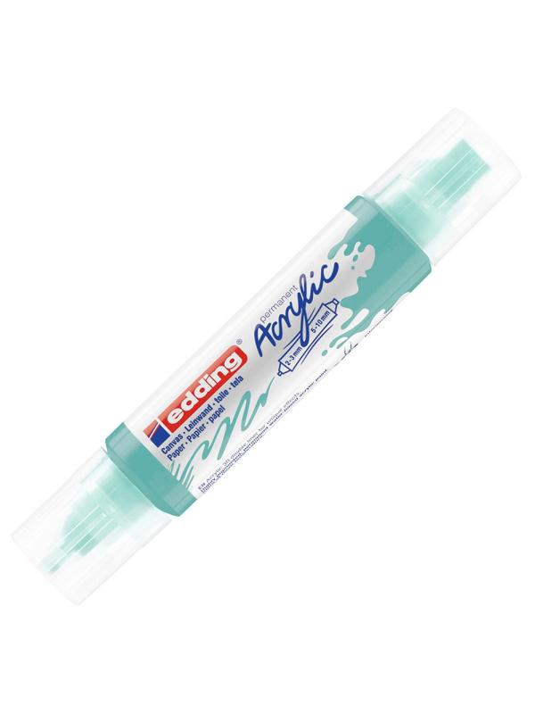 Маркер акриловый двусторонний 3D Edding 5400/934.2-3,5-10 мм.Цвет Бирюзовый