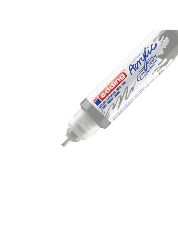 Маркер акриловый двусторонний 3D Edding 5400/923.2-3,5-10 мм.Цвет Серебрян