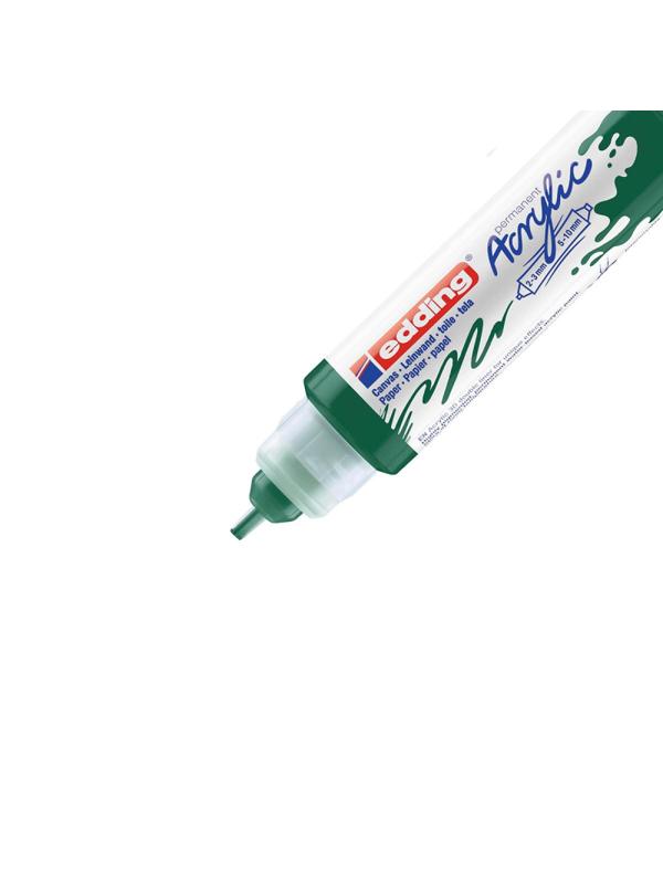Маркер акриловый двусторонний 3D Edding 5400/904. Цвет Зеленый мох